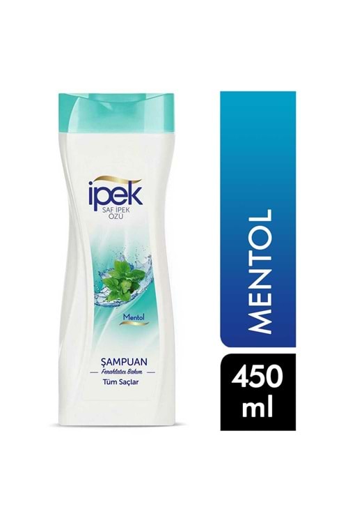 İpek Şampuan 450 ml Tüm Saçlar Mentol