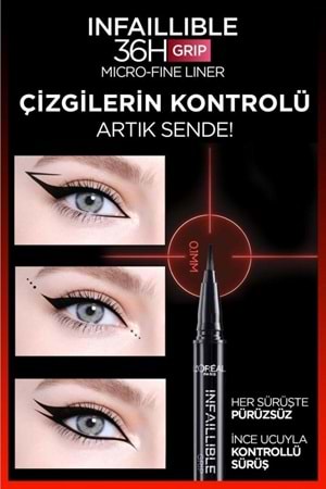 Loreal Paris Infaillible 36H Grip Micro Fine Eyeliner 03 Ancient Rose