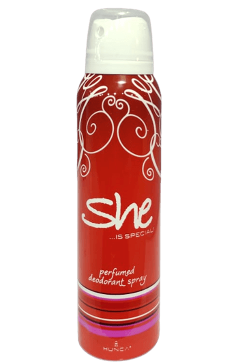 She is Special Deodorant Body Spray for Women - Kadın Parfümlü Deodorant Sprey Kırmızı - 150ml