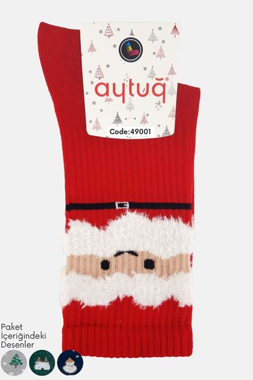 Aytuğ Kadın Soket Çorap Pamuklu 1 Adet - Asorti Renk