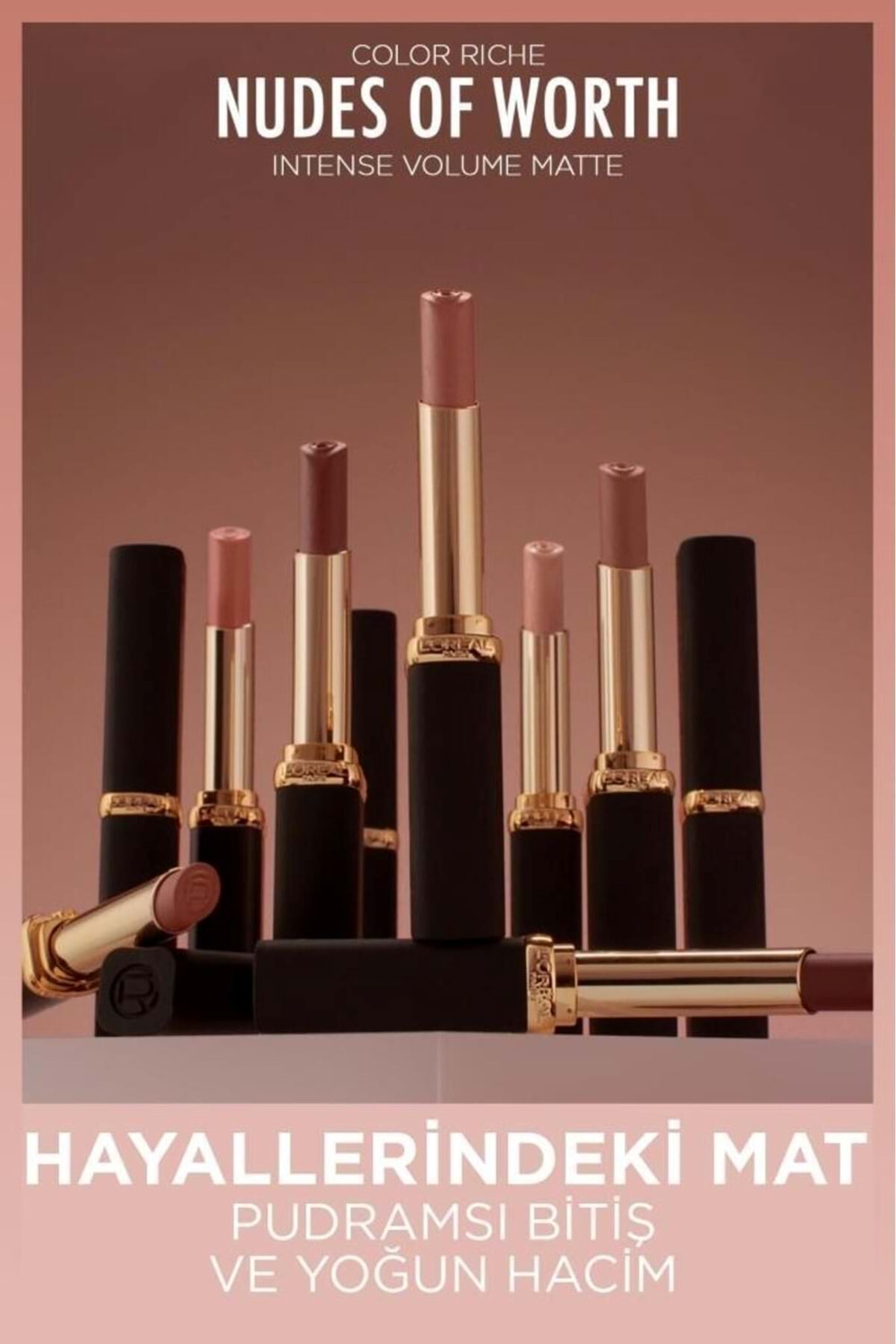 Loreal Paris Color Riche Intense Volume Matte Ruj - 505 Nude Resilient