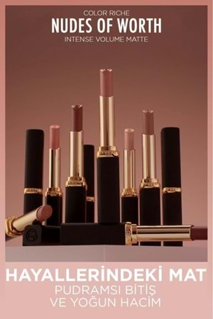 Loreal Paris Color Riche Intense Volume Matte Ruj - 505 Nude Resilient