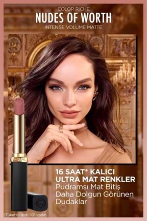 Loreal Paris Color Riche Intense Volume Matte Ruj - 505 Nude Resilient