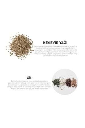 Dermokil Kil ve Kenevir Yağlı Peeling Etkili El Maskesi 35 ml.