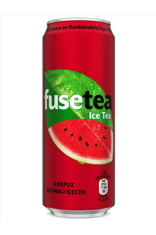 Fuse Tea Karpuz Aromalı İçecek Kutu 330 ml.