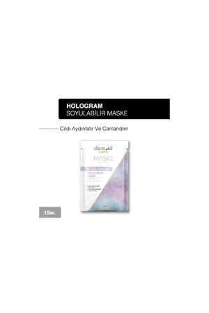 Dermokil Hologram Soyulabilir Yüz Maskesi 15 ml.