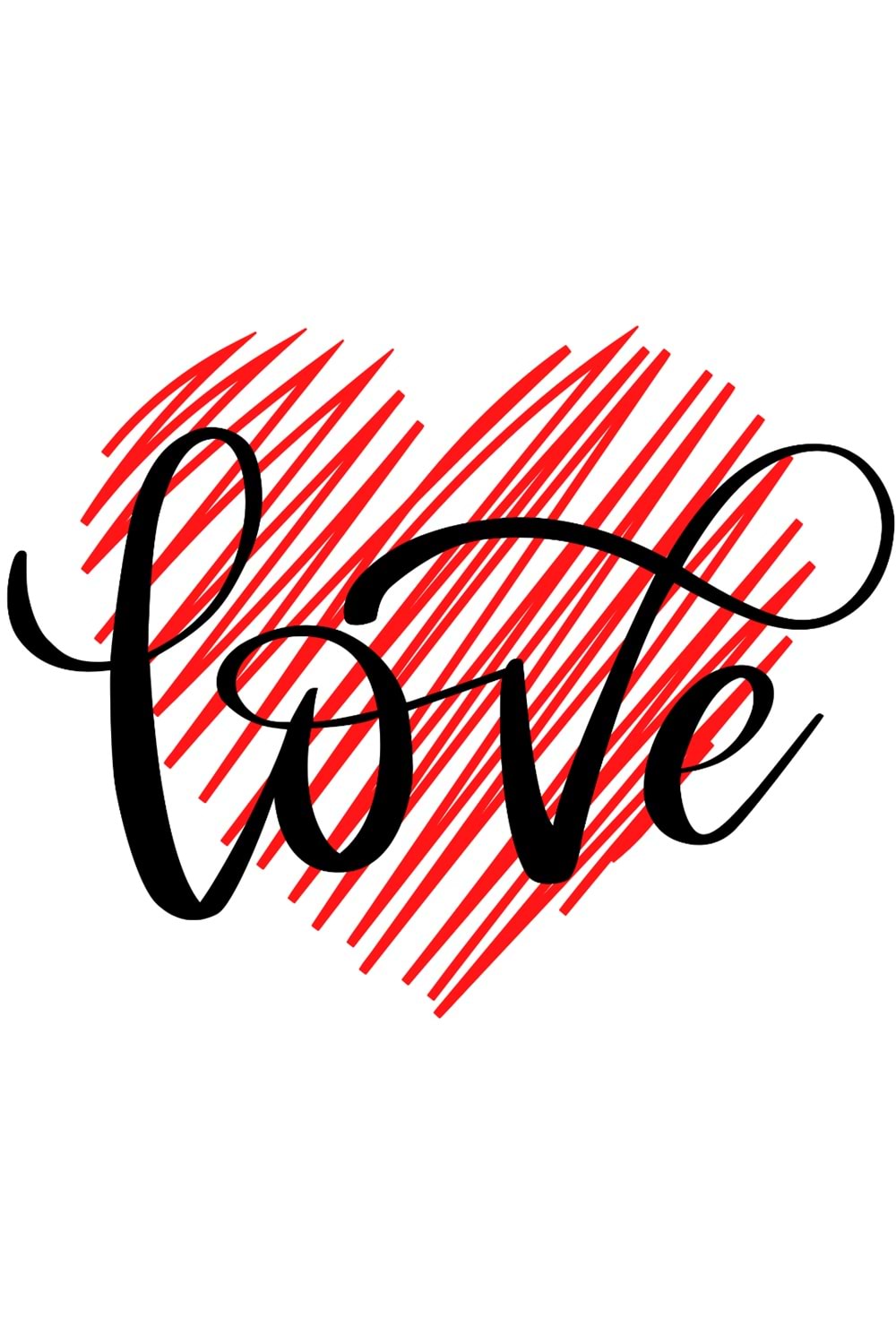 Win Ovro Premium Ultra Beyaz Porselen Kupa Bardak Çift Yönlü Baskılı - Love Kalp Aşk Kırmızı