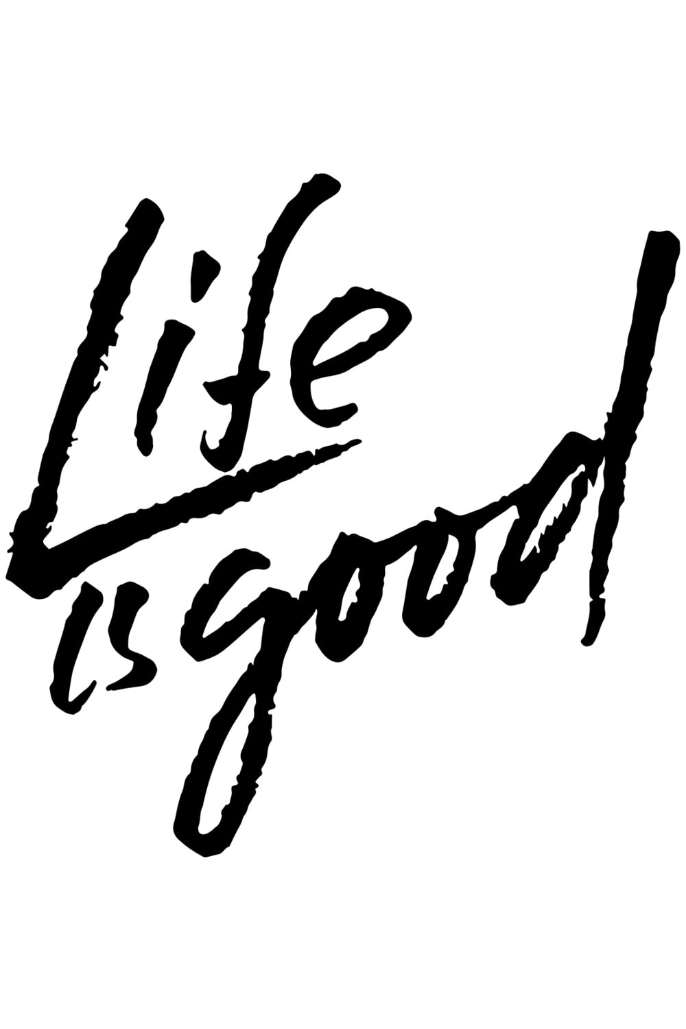 Win Ovro Premium Ultra Beyaz Porselen Kupa Bardak Çift Yönlü Baskılı - Life is Good