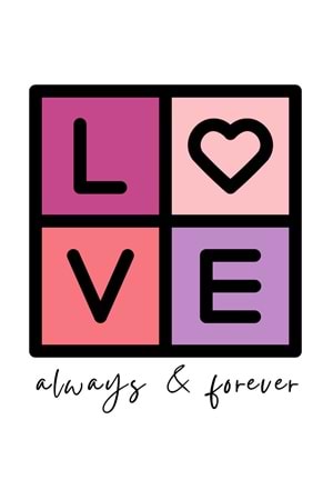 Win Ovro Premium Ultra Beyaz Porselen Kupa Bardak Çift Yönlü Baskılı - Love Sonsuza Kadar Aşk