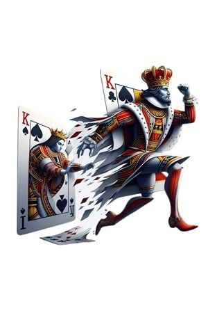 Win Ovro Premium Ultra Beyaz Porselen Kupa Bardak Çift Yönlü Baskı - İskambil Papaz K