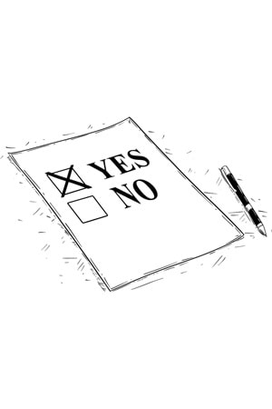 Win Ovro Premium Beyaz Porselen Hediye Kupa Bardak Çift Yönlü Baskı - Çizgiyle Anlat Çöp Adam Yes