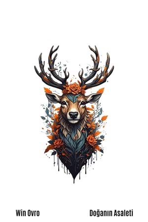 Win Ovro Premium Beyaz Porselen Hediye Kupa Bardak Çift Yön Baskı - Doğanın Asaleti