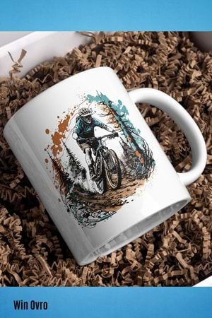 Win Ovro Premium Beyaz Porselen Hediye Kupa Bardak Çift Yön Baskı - Yolun Bittiği Yerde