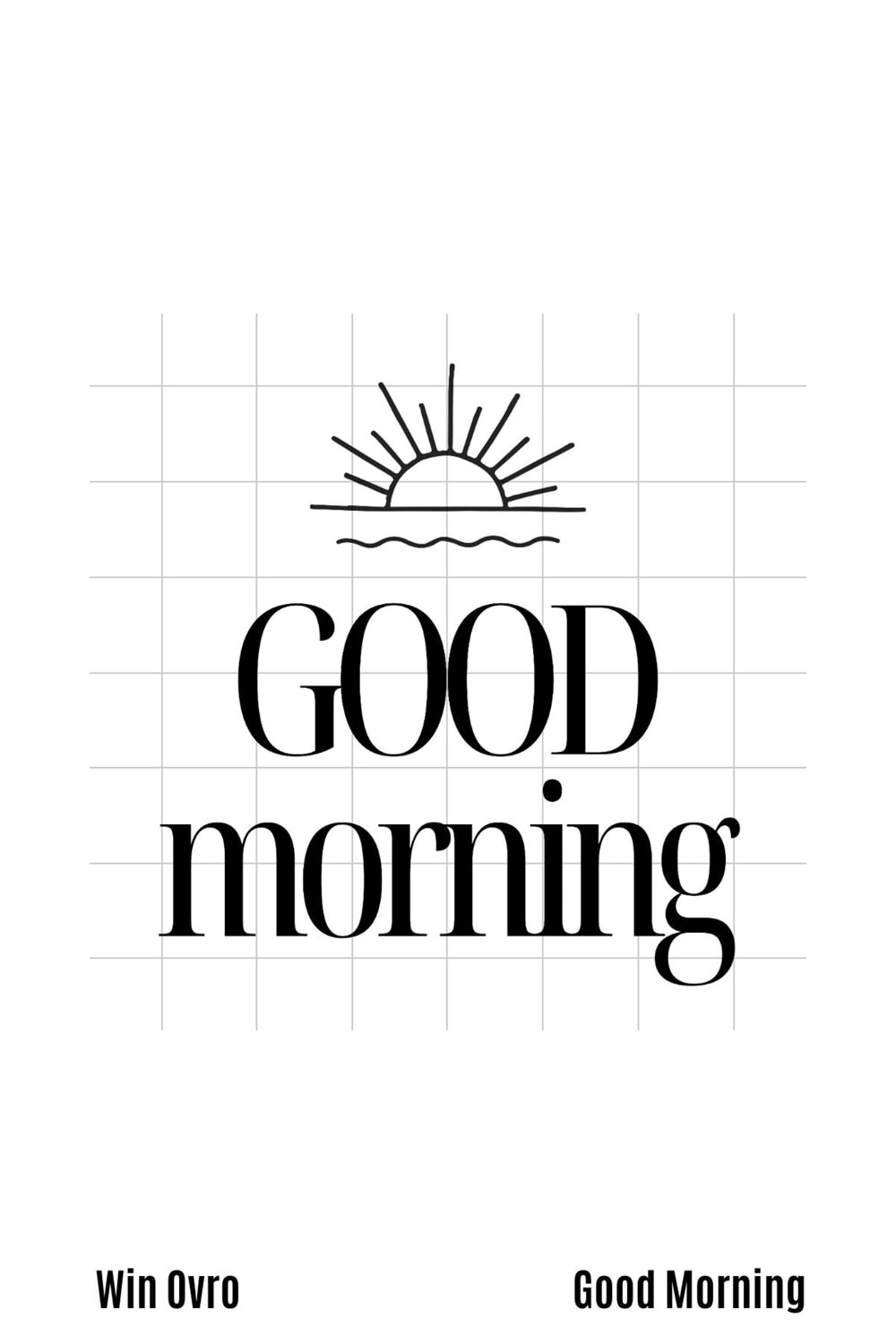 Win Ovro Premium Beyaz Porselen Hediye Kupa Bardak Çift Yön Baskı - Good Morning Sun