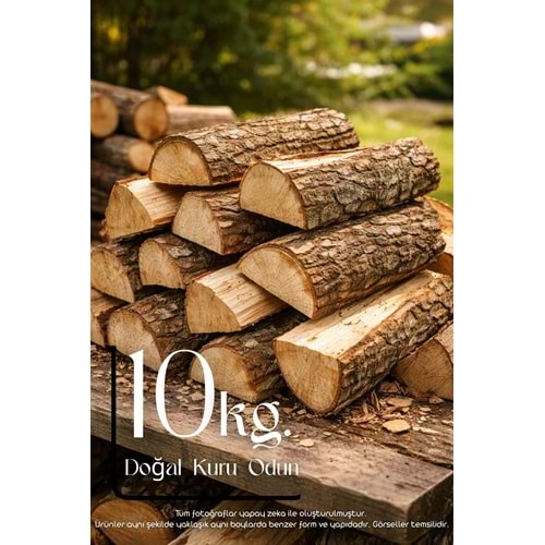 Win Ovro Doğal Kuru Yakacak Odun 10 Kg – Soba Şömine Mangal Barbekü Kamp ve Doğa Kullanımına Uygun